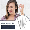 Portable Ear Cleanser Spoon Health Care Gently Cleaning Ear Canal Tools Kit