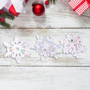Christmas Crystal Snowflake Epoxy Molds Kit DIY Hanging Pendant DECORATE