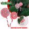 Weihnachtslollipop Ornament Hängende Weihnachts dekoration.