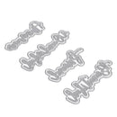 4pcs Metal DIY Embossing Cutting Dies Stencil Card for Scrapbooking Album