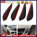 Car Front Bumper Air Cutter Universal Carbon Fiber Modified Front Bumper Spoiler