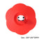 Torx Silicone Cup Cover Heat-resistant Leakproof Cartoon Lid (Red Panda)