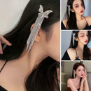 1xWomen's Sparkly Rhinestone Tassel Hair Clips Hair Clips Gift G9K7