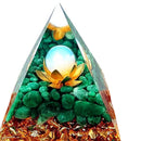 Crystal Energy Generator Pyramid Healing Stone Positive Energy Collect (A) Newly