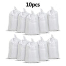 Empty White Sandbag-Woven Polypropylene Sand Bags with Solid Ties for Flooding