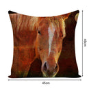 Fashion Horse Pattern Cushion Covers Seat Throw Pillow Case with Hidden Zipper