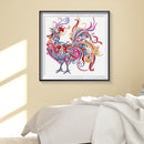 5D DIY Special Shaped Diamond Painting Rooster Embroidery Mosaic Craft Kit Newly