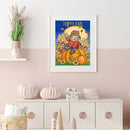 Handmade Pumpkin Scarecrow 5D DIY Full Round Drill Drawing Kit Diamond Pain