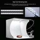 Double LED Shadowless Bottom Light Photo Studio Shooting Tent Box Kit Light Box