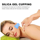 Transparent Vacuum Cupping Can Cupping Therapy Massage Suction Cup (Blue) Newly