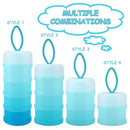 Detachable 4 Layers Feeding Dispenser Snack Milk Powder Box Storage Container