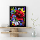 Oil Paint By Numbers Flower Coloring Picture Digital