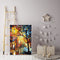 DIY Coded Acrylic Drawing Trees Street Landscape Oil Painting Kit by Numbers