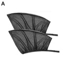 80*50 CM Car Window Sun Shade Curtain Sunscreen Blind Privacy Prote F0S3 Z6Q0