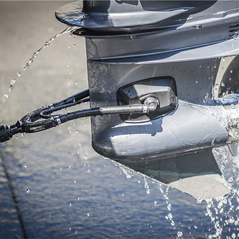 Water Feed Marine Unit Round Outboard Lower Muff Flusher Motor Flush Sterndrive