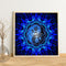 Blue Mandala Frameless DIY Oil Paint by Numbers Kit Picture Canvas Artwork Newly