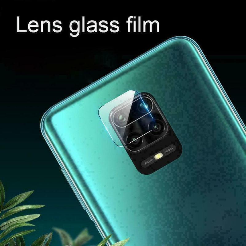 For Redmi Note 9S / 9 Pro Case Clear Cover & D7E1 9H Protector U2E3 R7M0 U2V3