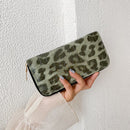 Fashion Leopard Women Wallet Portable Long Coin Purse Female PU Card Clutch B