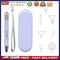 USB Recharge 5D Diamond Painting Embroidery Point Drill Pen Set (Purple B)