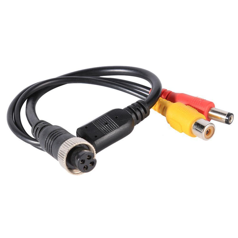 M12 4Pin Aviation Head to RCA Female DC Male Extension Cable Adapter A)