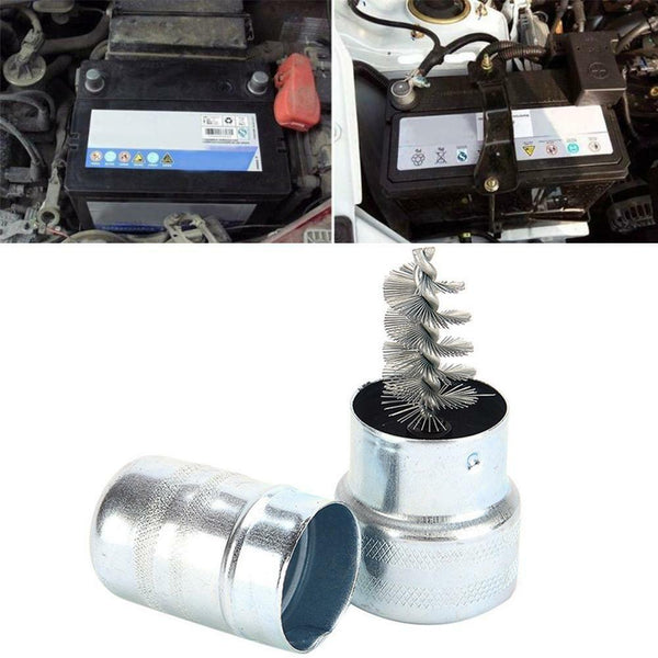 Car Battery Post Terminal Cable Cleaner Dirt Cleaning Corrosion Brush Hand best