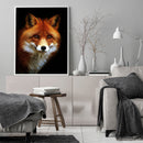 Fox Frameless Picture Oil Paint By Numbers Hand Painted Picture Room Decora