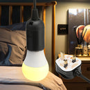 E27 Lamp Base w/ Switch LED Bulb Suspension Lamp Socket Holder (UK Black)