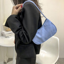 Fashion Women Corduroy Solid Color Underarm Bag Casual Small Purse Shoulder Bags
