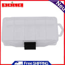 Fishing Box Compartment Double Sided Visible Plastic Glass Fishing Bait Box