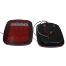 16LED Square Turn Signal Stop Tail Lights for Jeep Wrangler JK TJ CJ YJ 2 Pack