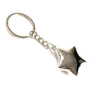 Star Shaped Row Compass Pendant Keychain Outdoor Camping Keyring