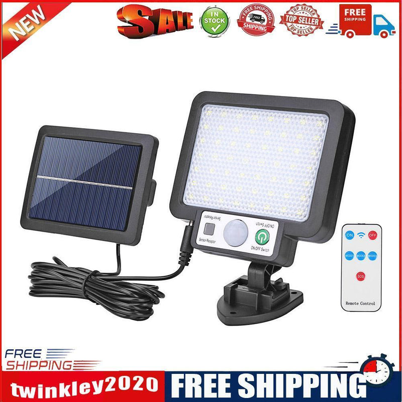 LED Split Solar Wall Light Waterproof Motion Sensor Lamp Street Light (C)