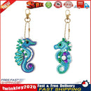 2x DIY Full Special Shape Diamond Painting Keychain Bag Decor Kit (DYSK09) Newly