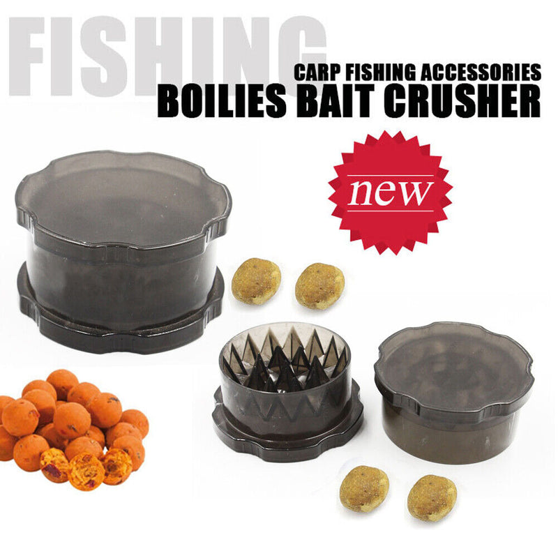 Plastic Boilie Bait Crusher Grinder Box Fodder Tool for Carp Fishing Accessories