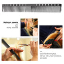 Aluminum Metal Anti-static Cutting Comb Hair Hairdressing Barbers Salon Com