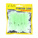 5x Luminous Squid 10cm 8g Lures Crankbait Artificial Soft Fishing Bait (3) Newly