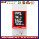 SDM008 LCD Digital Wattmeter kWh Voltage Current Power Consumption Energy M