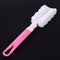 Sponge Cup Brush Removable Handle Cup Cleaning Brush Bottle Scrubber (Pink)