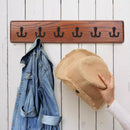 5x Double Robe Hook Heavy Duty Coat Hooks Wall Mounted for Hat hardware/