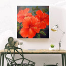 DIY Embroidery Red Flowers Diamond Painting Cross Stitch Home Decoration Gift