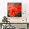 DIY Embroidery Red Flowers Diamond Painting Cross Stitch Home Decoration Gift