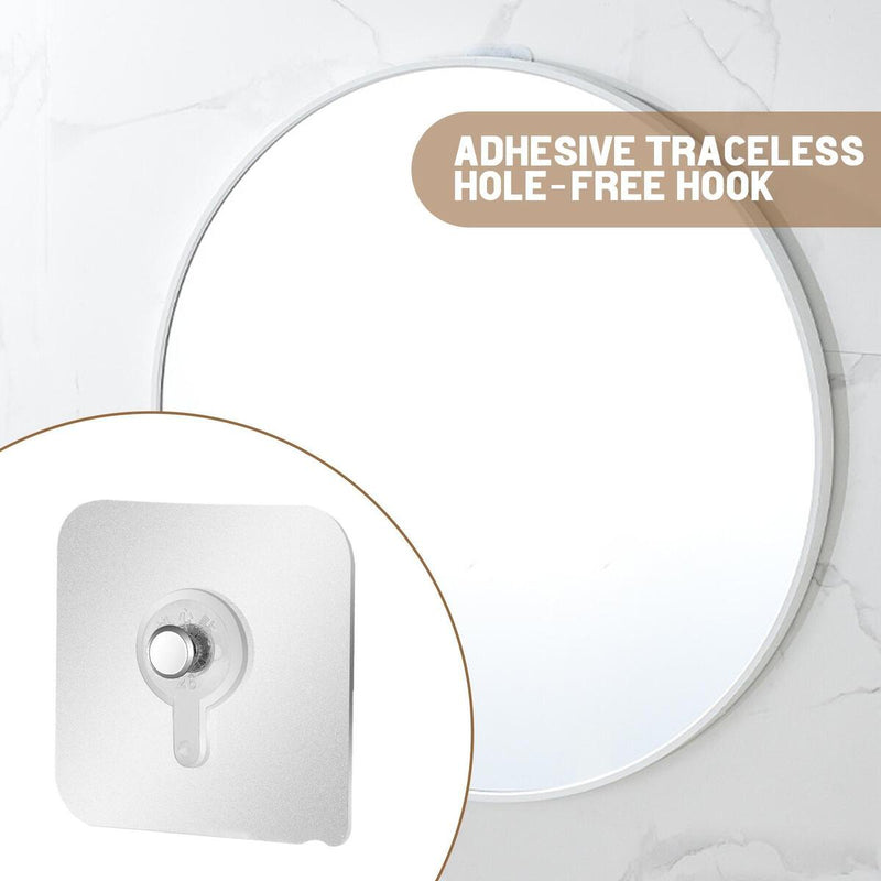 Adhesive Wall Hooks Damage-Free Self Adhesive Hooks for Bathroom Kitchen Wall_
