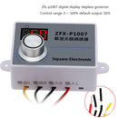 Adjustable 220v Fan Switch Speed Regulator Durable Digital Display Motor Reducer