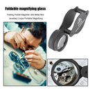 Folding 30X Magnifier Microscope Magnifying Glass Aid Reading for Seniors Loupe