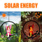 LED Solar Light Flower Fairy Hanging Outdoor Garden Landscape Light (B) Newly