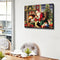 Santa Claus and Puppy Paint By Numbers Kit DIY Frameless Picture On Canvas