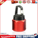 COB LED Mini Outdoor Camping Carabiner Flashlight 80lm Floodlight (Red)