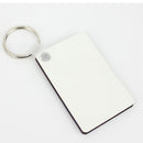 material Wooden Heat Transfer Keychain Double-Side Printed Blank Keychains DIY