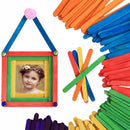 50pcs/many colorful ice sticks market stick kids hand crafts DIY make lu
