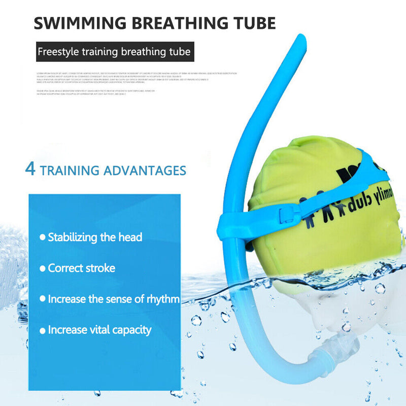 #A Snorkel Training Breathing Tube Hose PVC Snorkeling Adults Air Tubes Diving